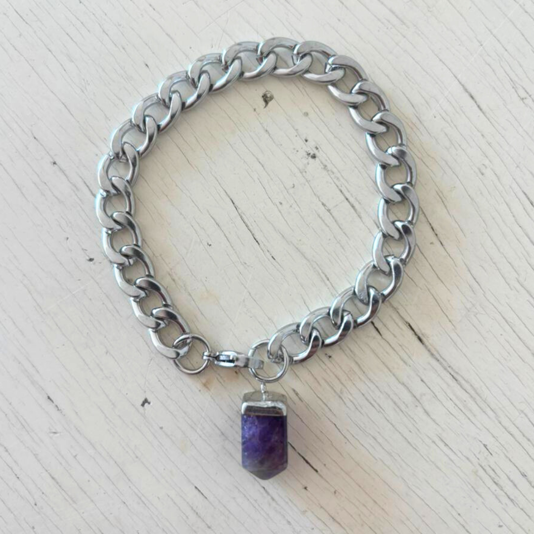 Pulsera Montreal con Cristales Naturales – Elegancia, Protección y Energía