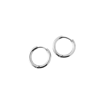 Argollas Básicas Unisex en Acero Inoxidable – Resistentes al Agua