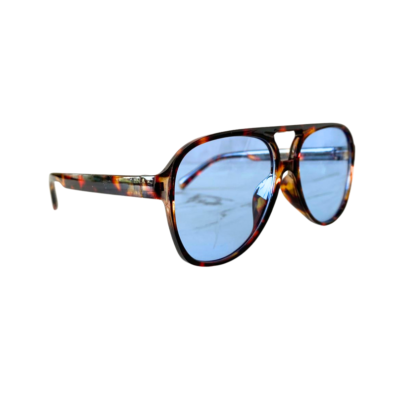 Anteojos Aviator Blue Dream – Carey + Lentes Rosados UV400