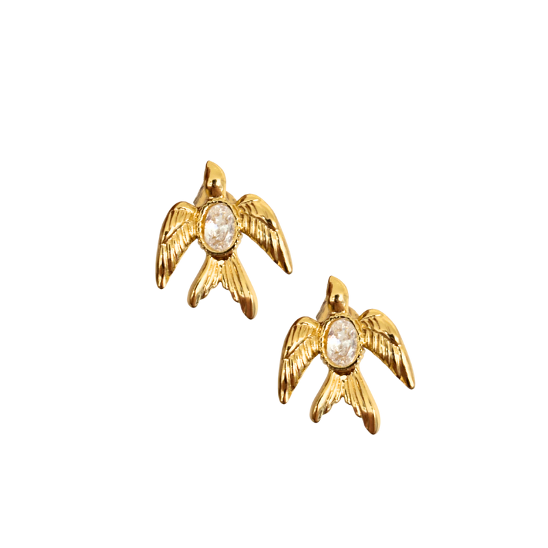 Aros Golondrinas Doradas