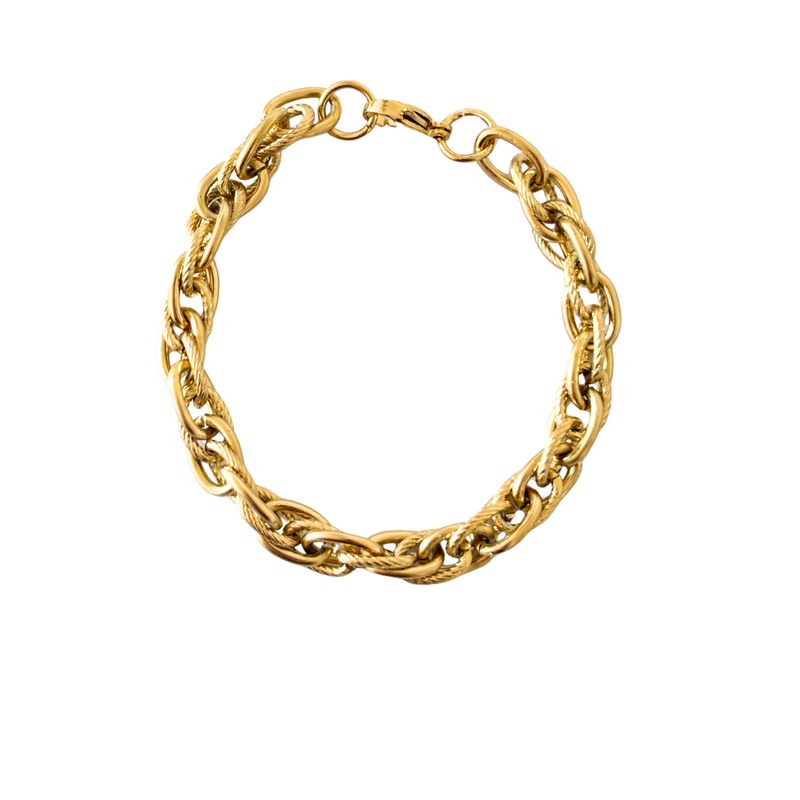 Pulsera Bruna Dorado Chunky
