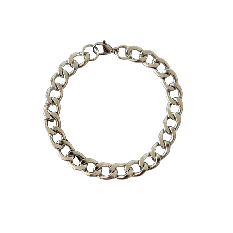 Pulsera Montreal Plateado Resistente al Agua