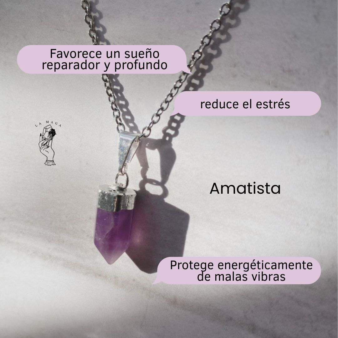 Collar  Mini Amatista  Cuarzo Venus