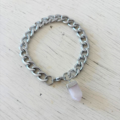 Pulsera Montreal con Cristales Naturales – Elegancia, Protección y Energía