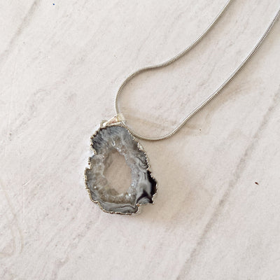 Collar Geoda Ágata — Collar Único y Natural
