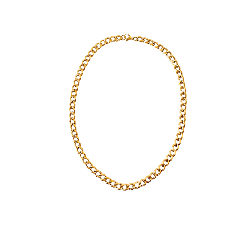 Collar Chunky Cool Dorado - La Fábrica Store