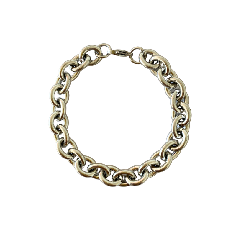 Pulsera Zeus Plateado Resistente al Agua