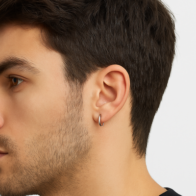 Argollas Básicas Unisex en Acero Inoxidable – Resistentes al Agua