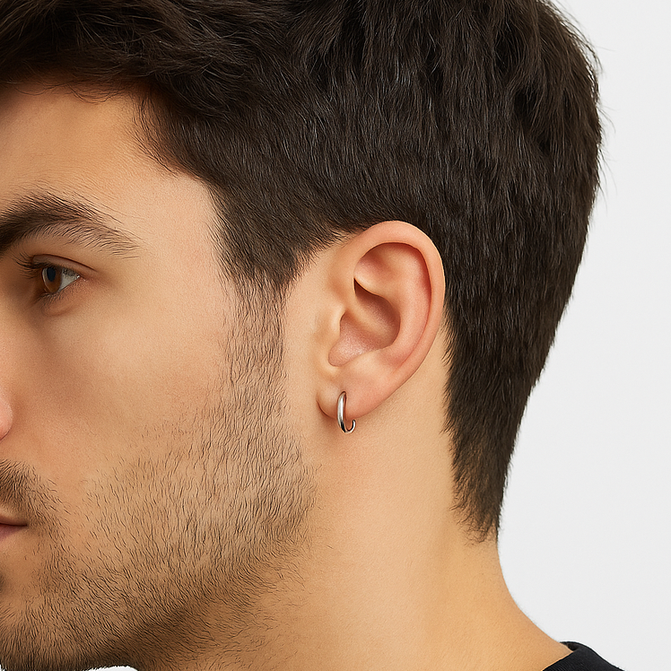 Argollas Básicas Unisex en Acero Inoxidable – Resistentes al Agua