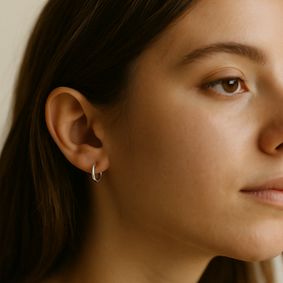 Argollas Básicas Unisex en Acero Inoxidable – Resistentes al Agua