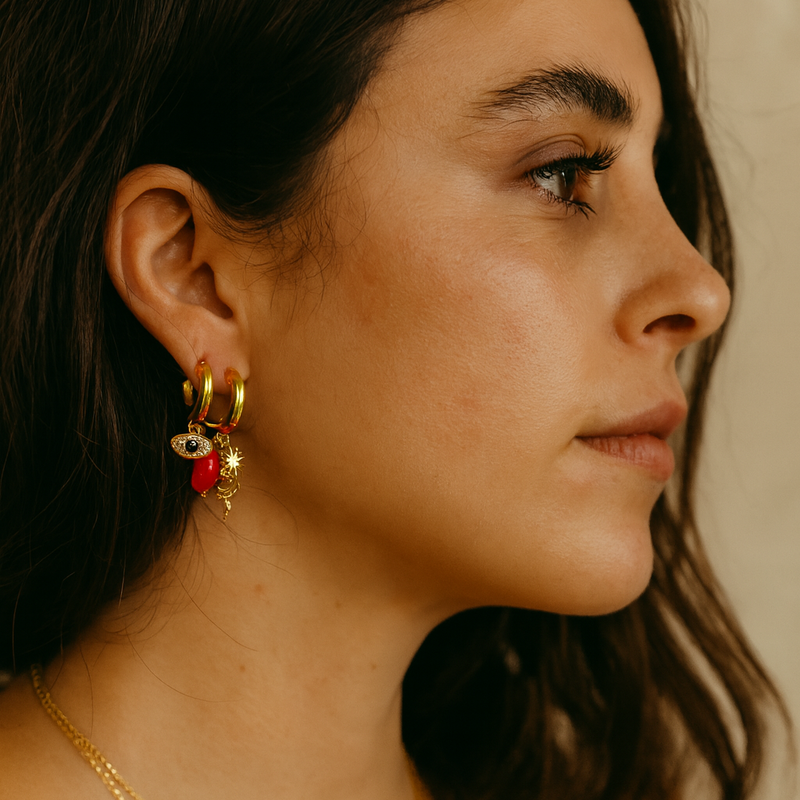 Crea & Diseña tus Argollas Amuleto con Charms