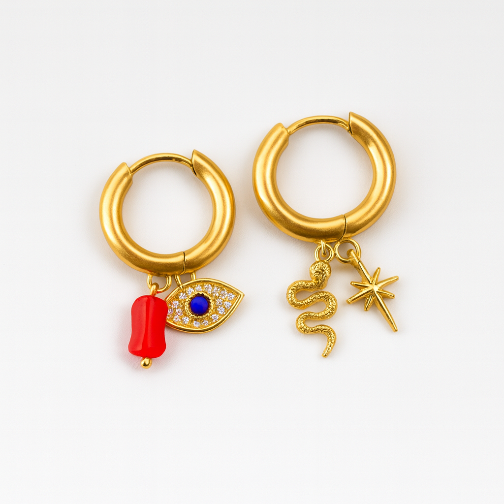 Crea & Diseña tus Argollas Amuleto con Charms