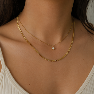 Collar Basic Paris Dorado