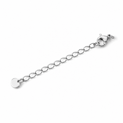 Extensor de Collar Acero Inoxidable 5 cm | Dorado y Plateado