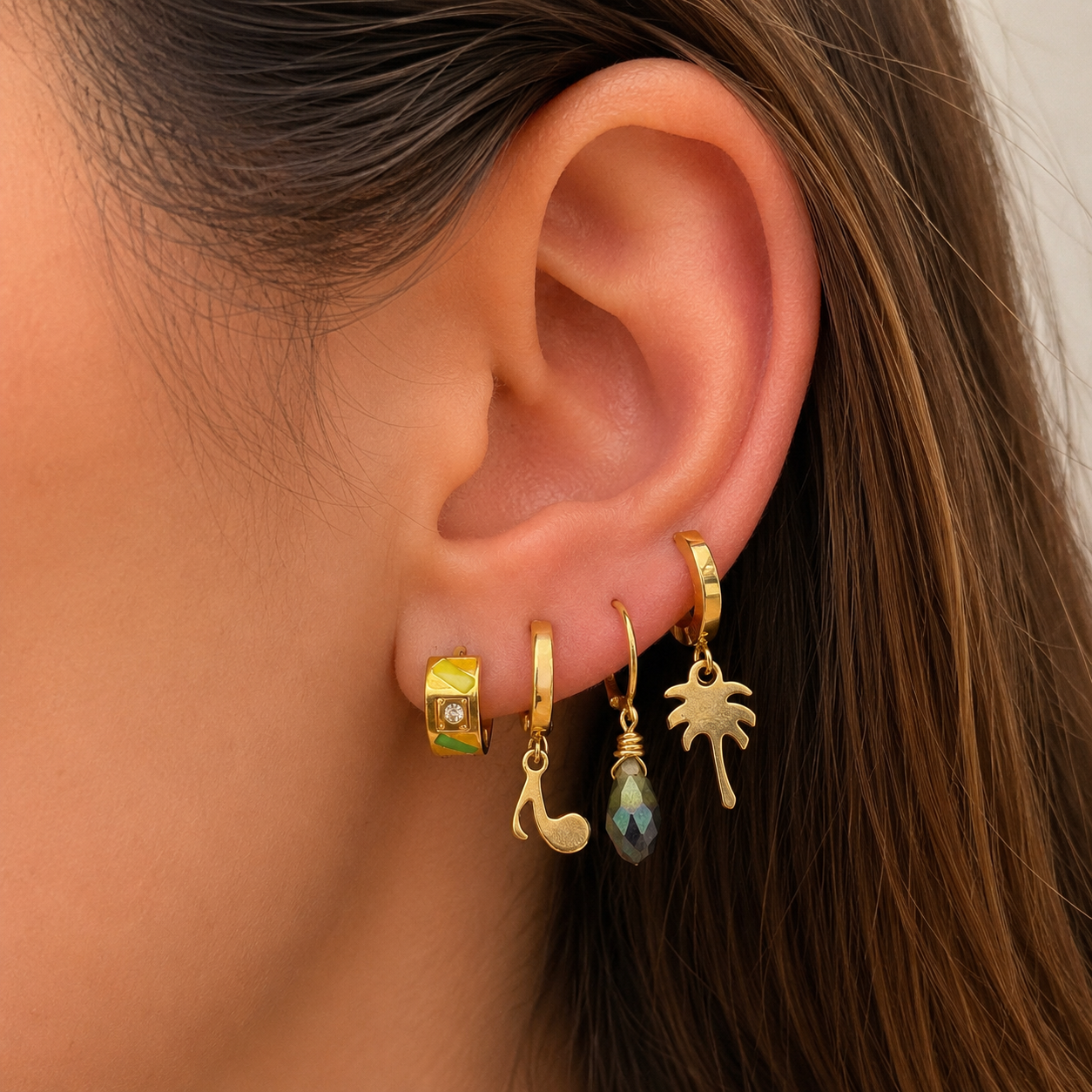 Aros Argolla Set Rio