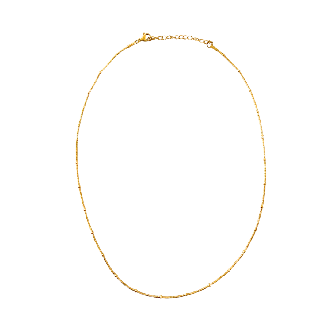 Collar Mia Dorado Libre de Níquel