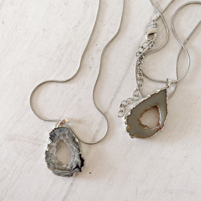 Collar Geoda Ágata — Collar Único y Natural