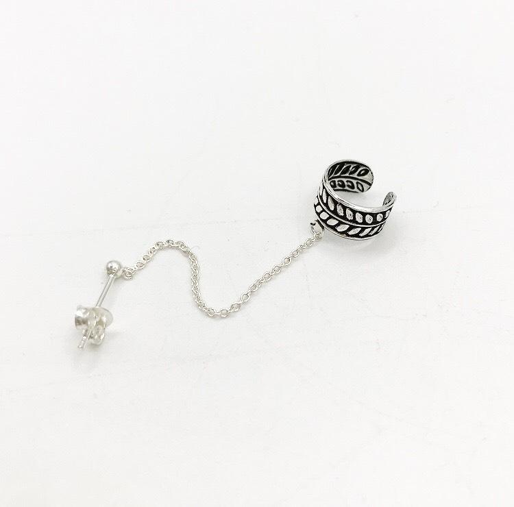 Aro Earcuff Natura Plata - La Fábrica Store