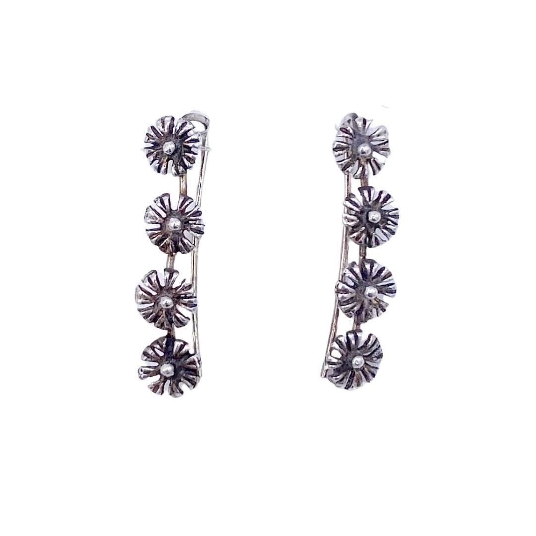 Aro Trepador Margarita Plata - La Fábrica Store