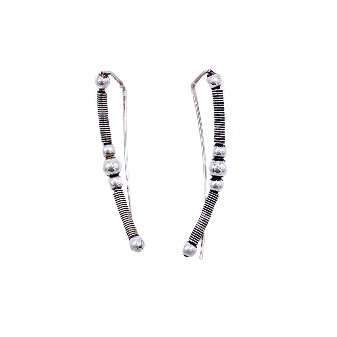 Aro Trepador Plateado 5 Esferas Lineal Plata - La Fábrica Store