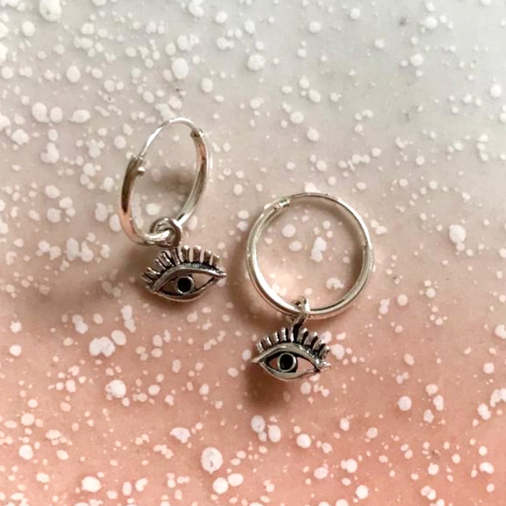 Aros Argolla Evil Eye - La Fábrica Store