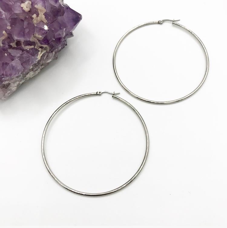 Aros Argolla Mary 80 mm - La Fábrica Store (4360201273406)