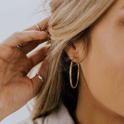 Aros Argolla Mary Edicion Limitado 40 mm - La Fábrica Store (4596941389886)