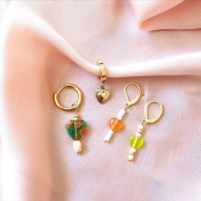 Aros Argolla Set Candy Heart - La Fábrica Store (6897420828734)