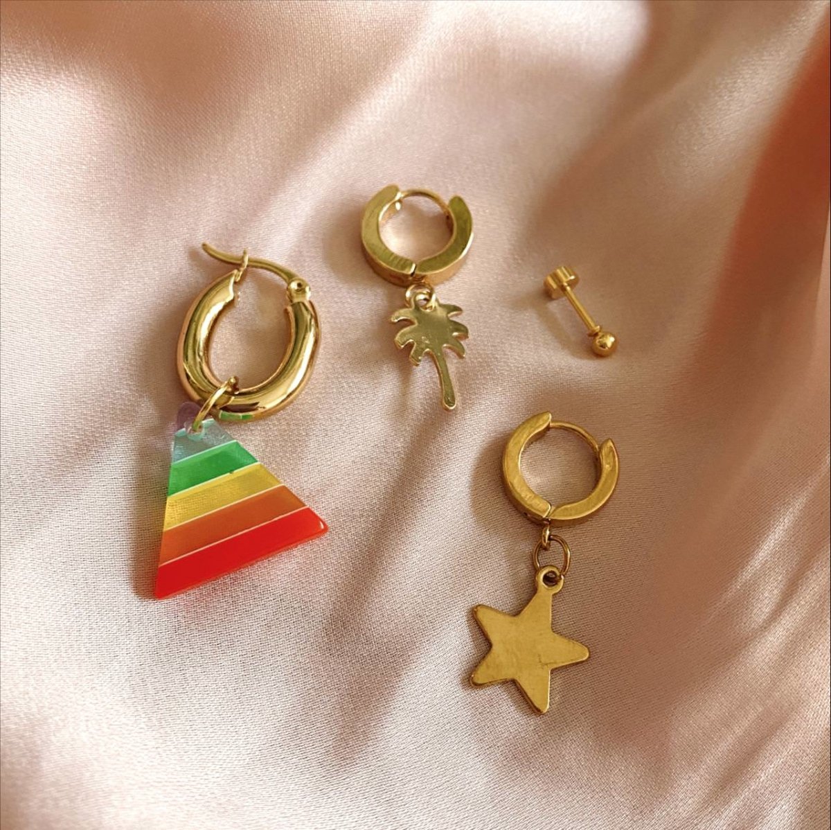 Aros Argolla Set de Miami Vice - La Fábrica Store (6611073892414)