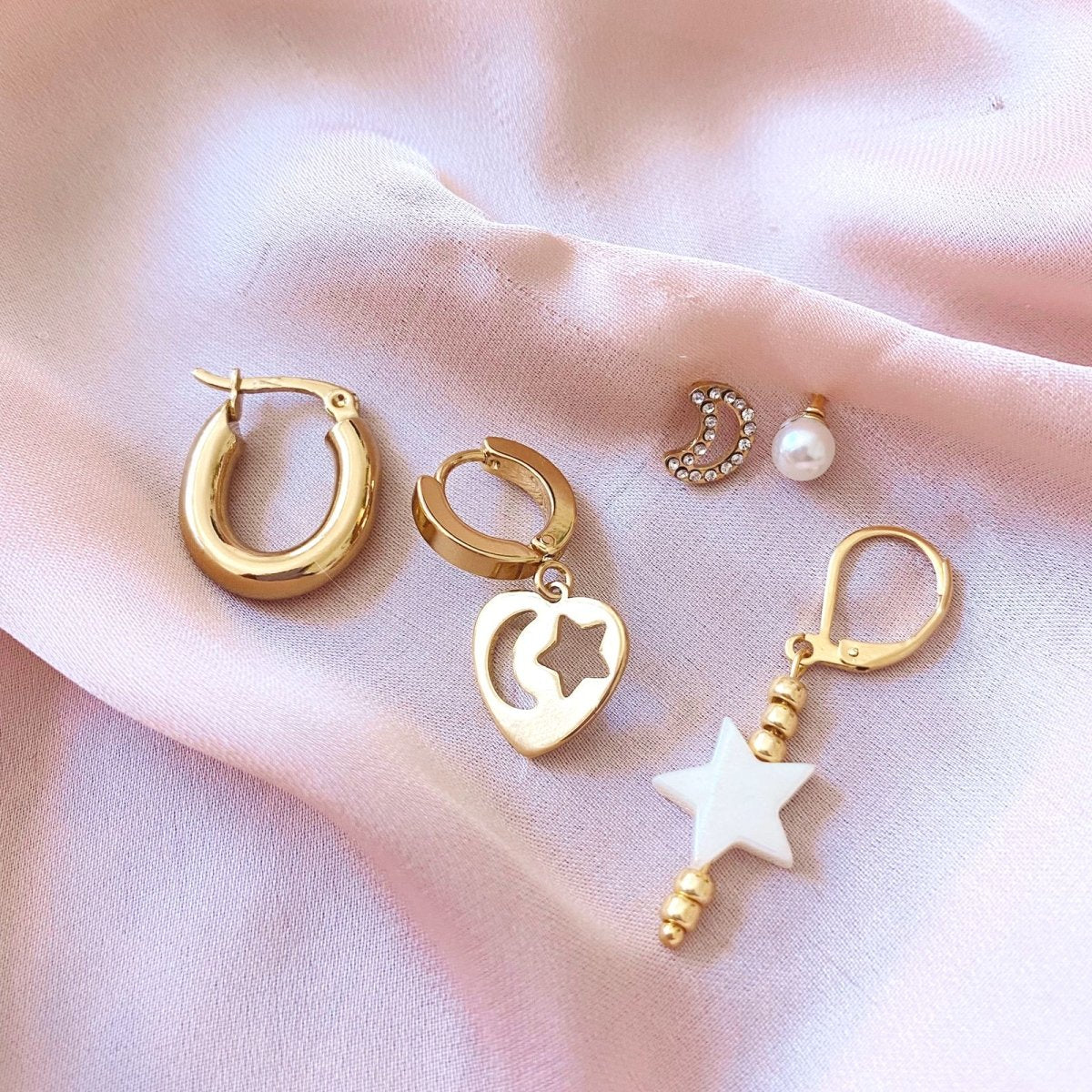 Aros Argolla Set Midnight Sky - La Fábrica Store (6897411915838)