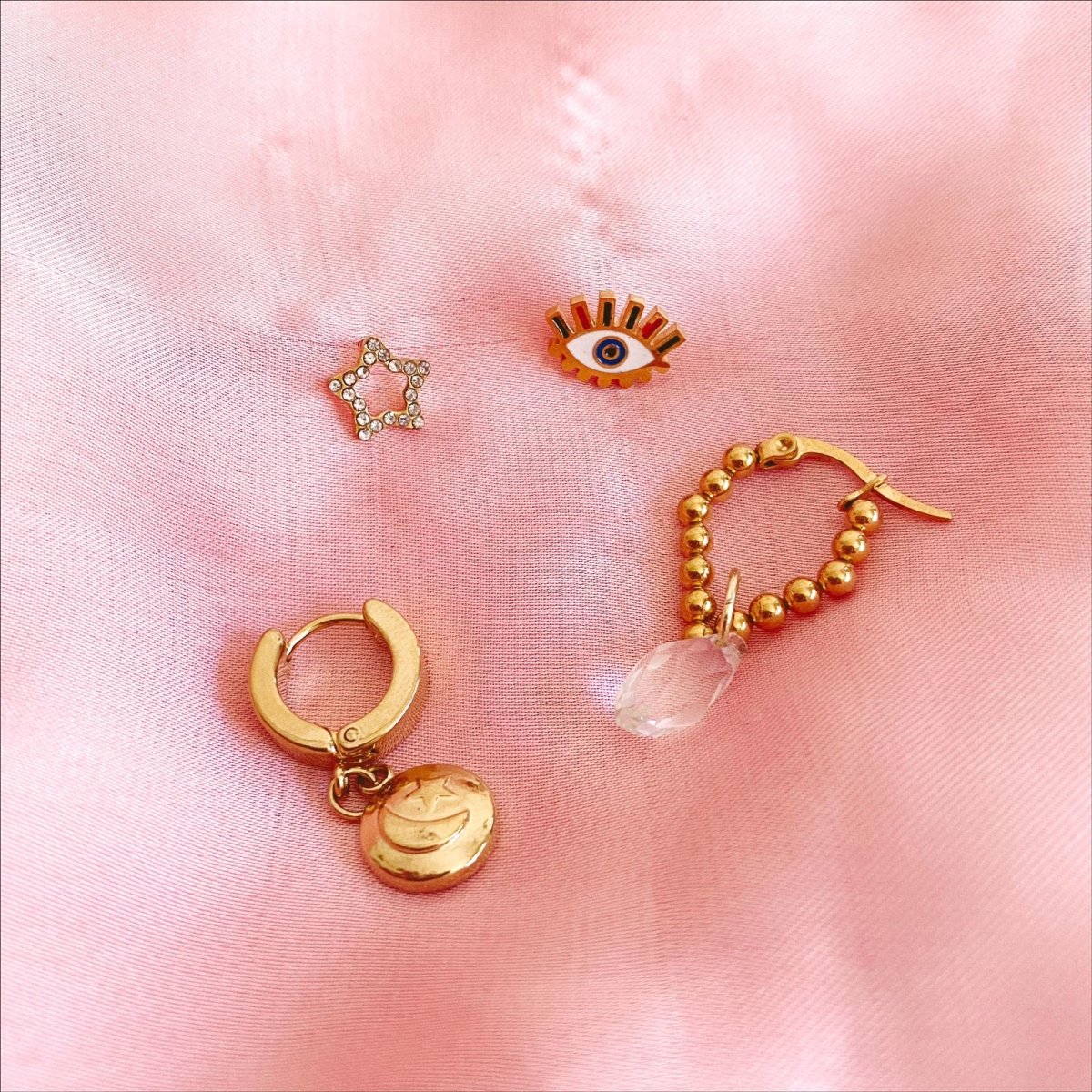 Aros Argolla Set Nebulosa - La Fábrica Store (6766567555134)