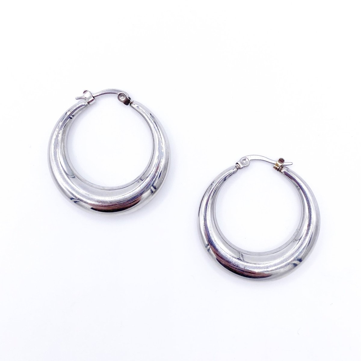 Aros Argollas Botticelli Plateado - La Fábrica Store