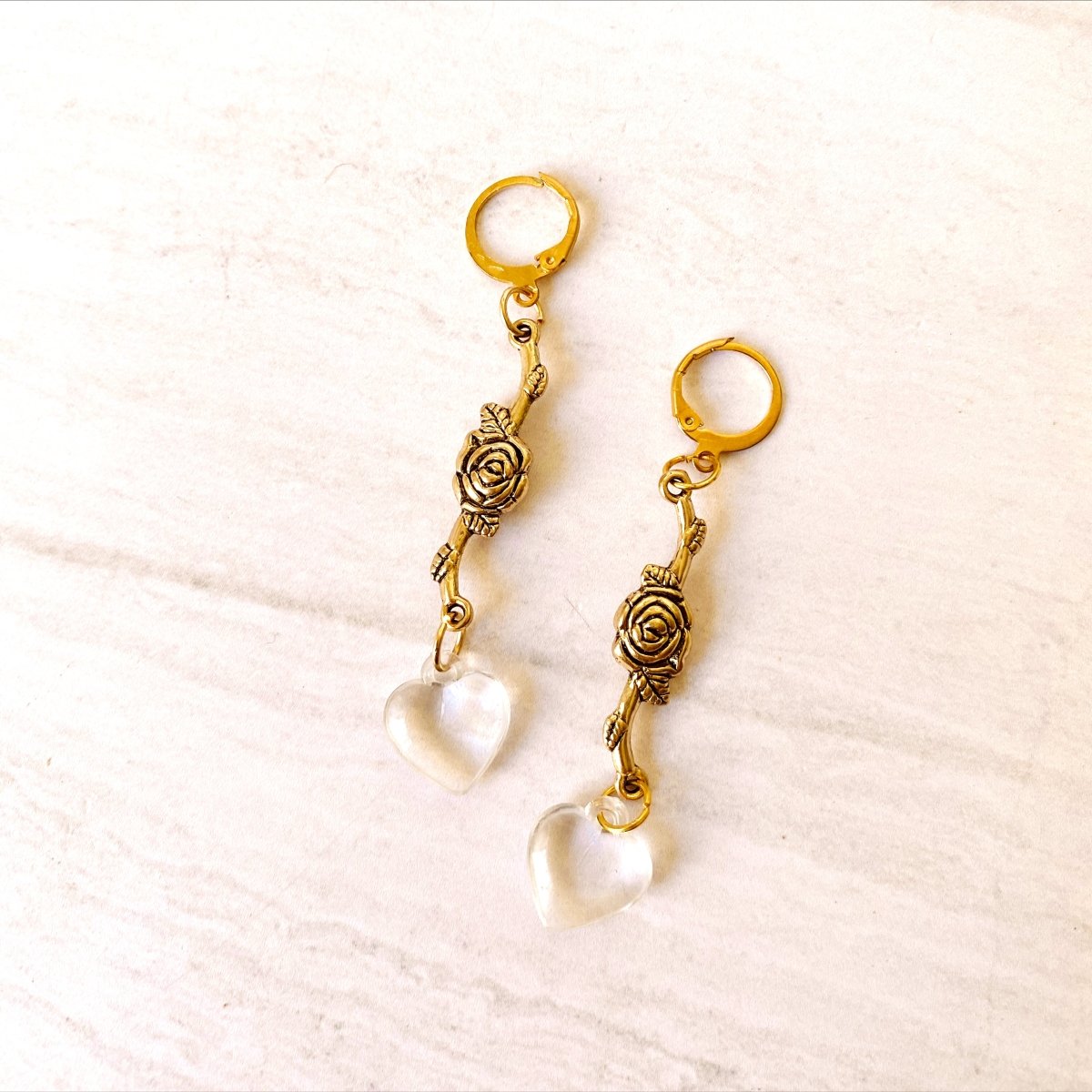 Aros Argollas Corazón Espinado - La Fábrica Store (8096763216150)