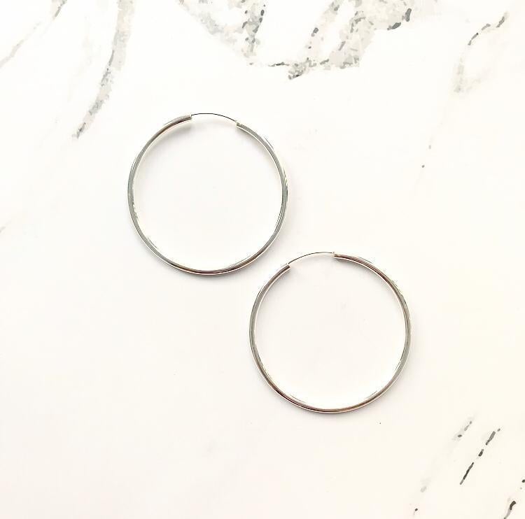 Aros Argollas Luz Basic Plata 925 - La Fábrica Store (4360194424894)