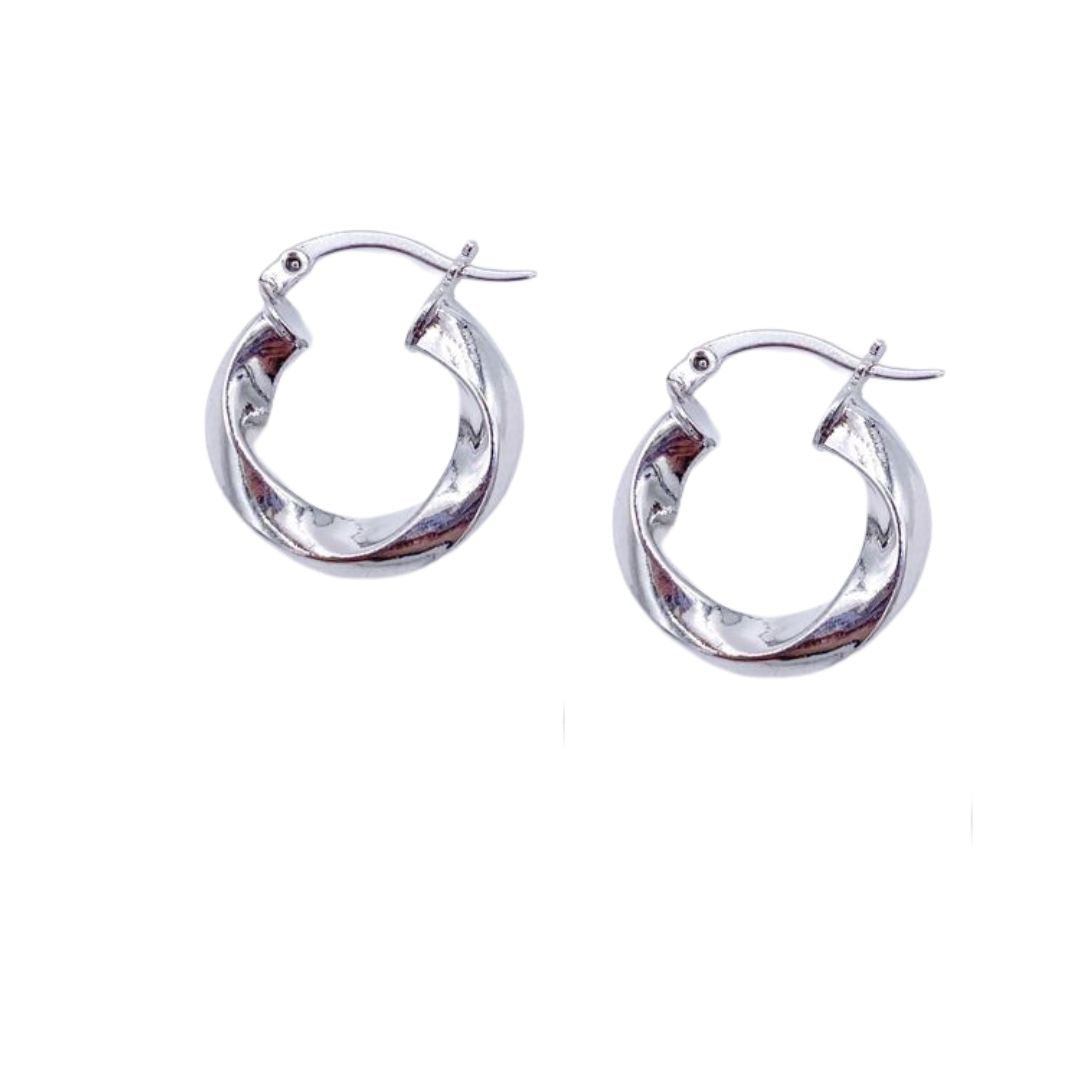 Aros Argollas Nala Plateado - La Fábrica Store