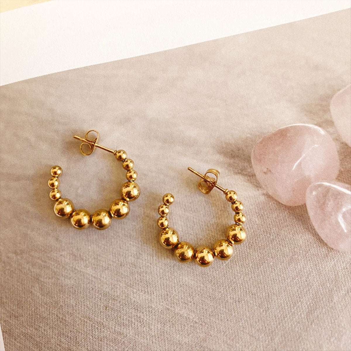 Aros Argollas Perla - La Fábrica Store (6708968652862)