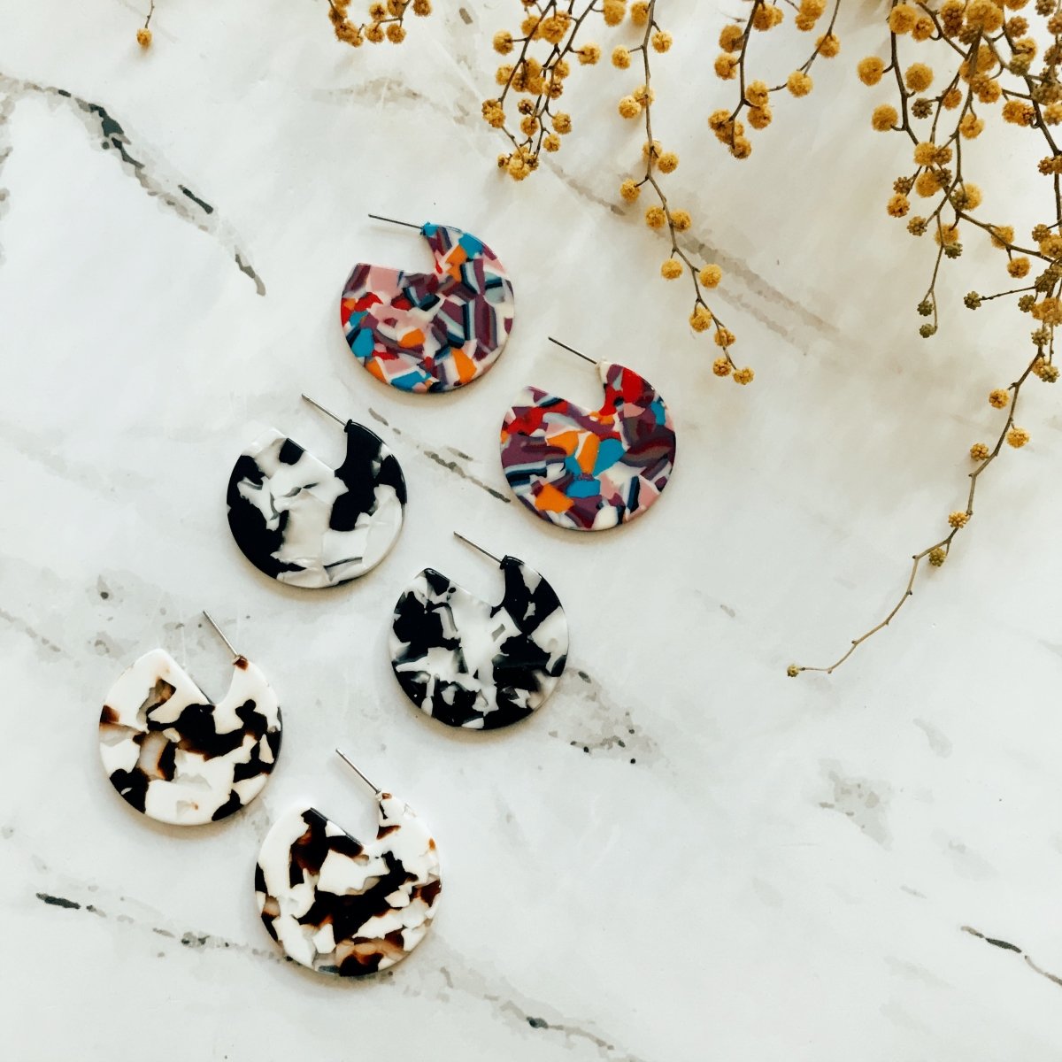 Aros Esmeralda Carey - La Fábrica Store (4360205303870)