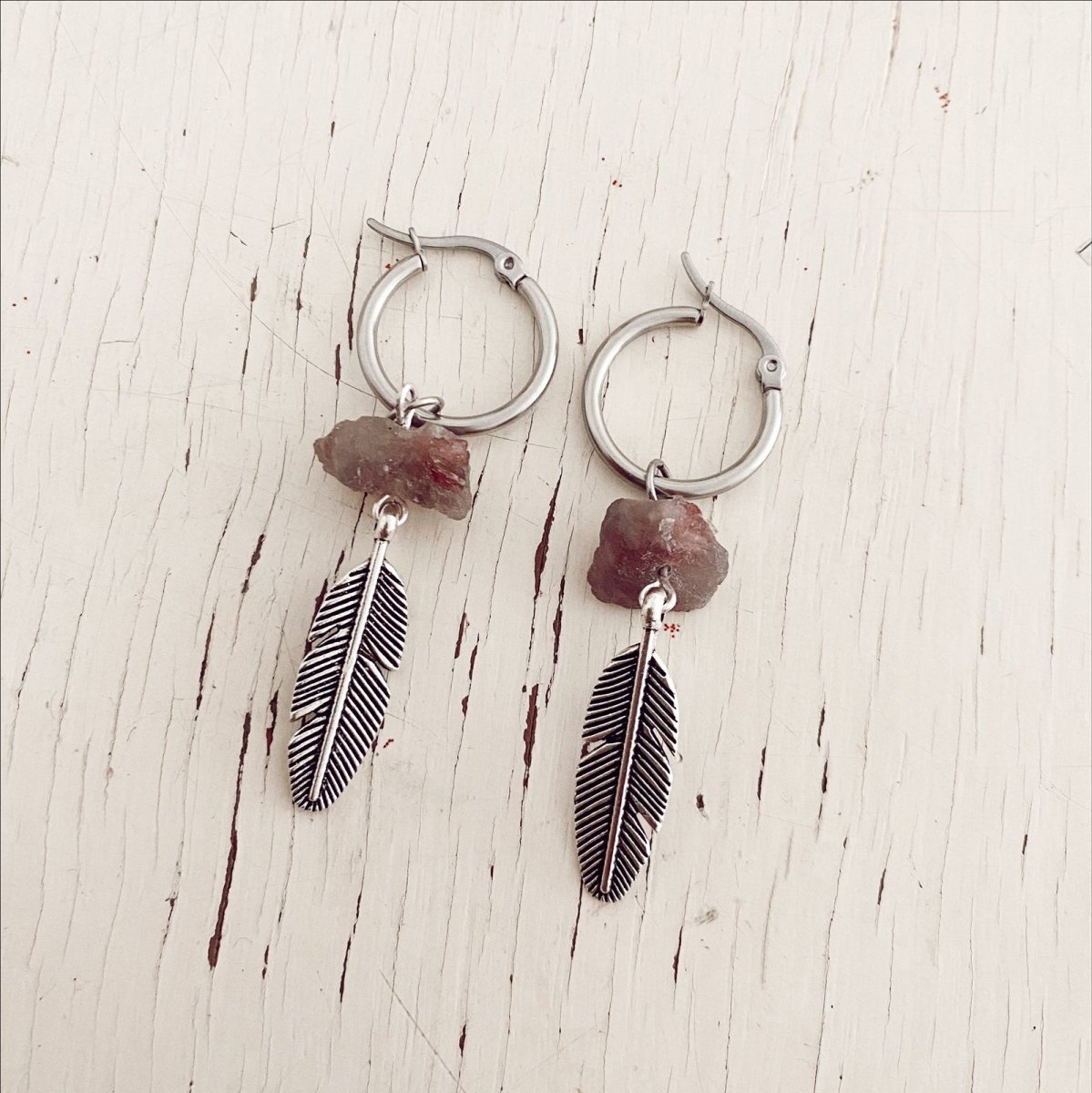 Aros Soy Libre Turmalina Rosa