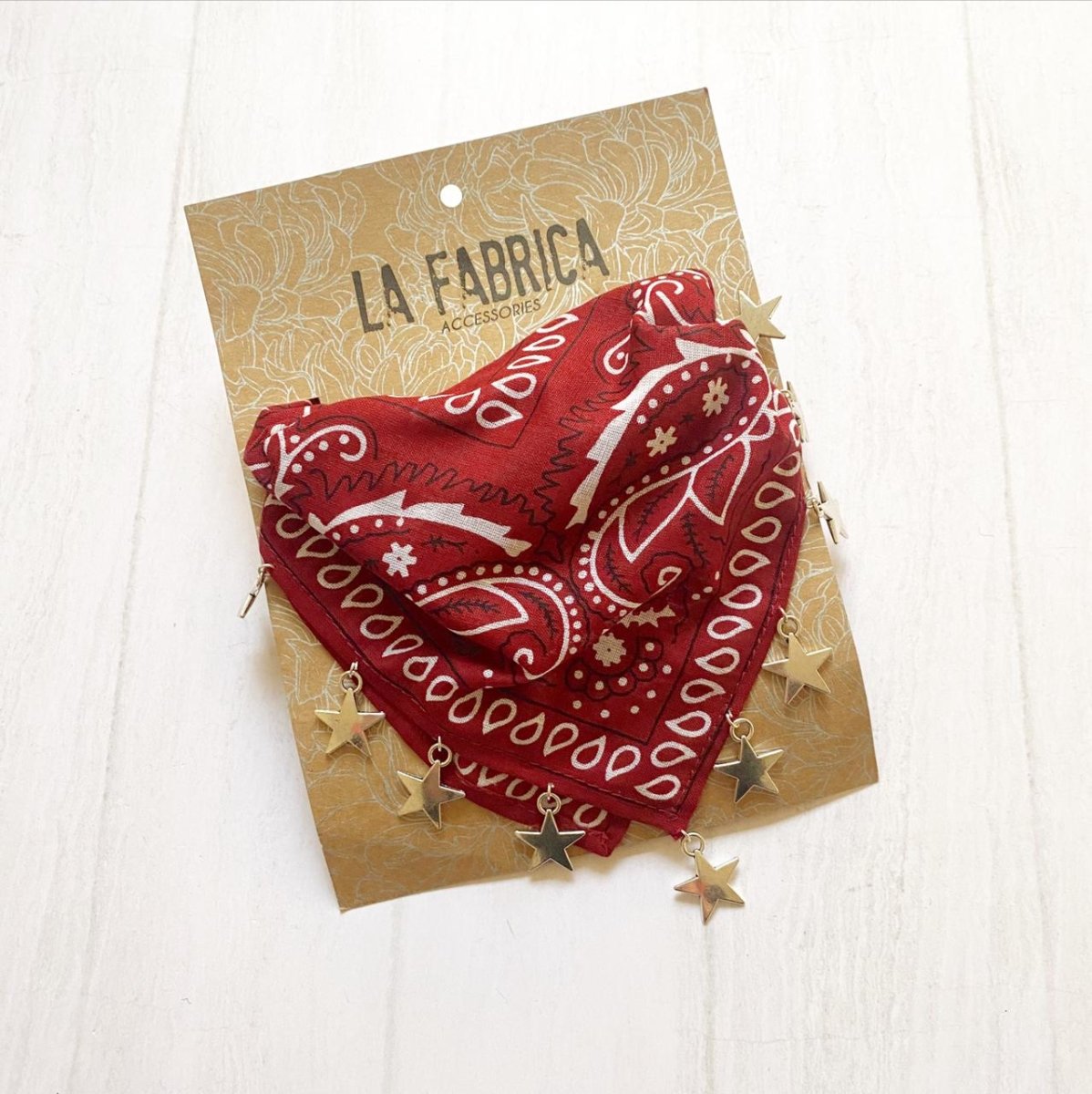 Bandana Riri Star Plateado - La Fábrica Store (6590466490430)