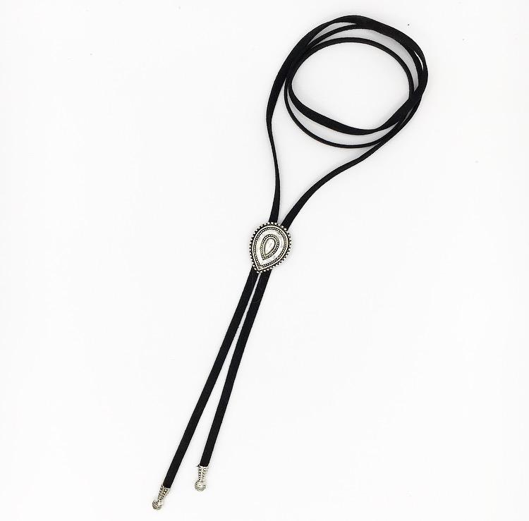 Choker Lazo Gamuza Marroco