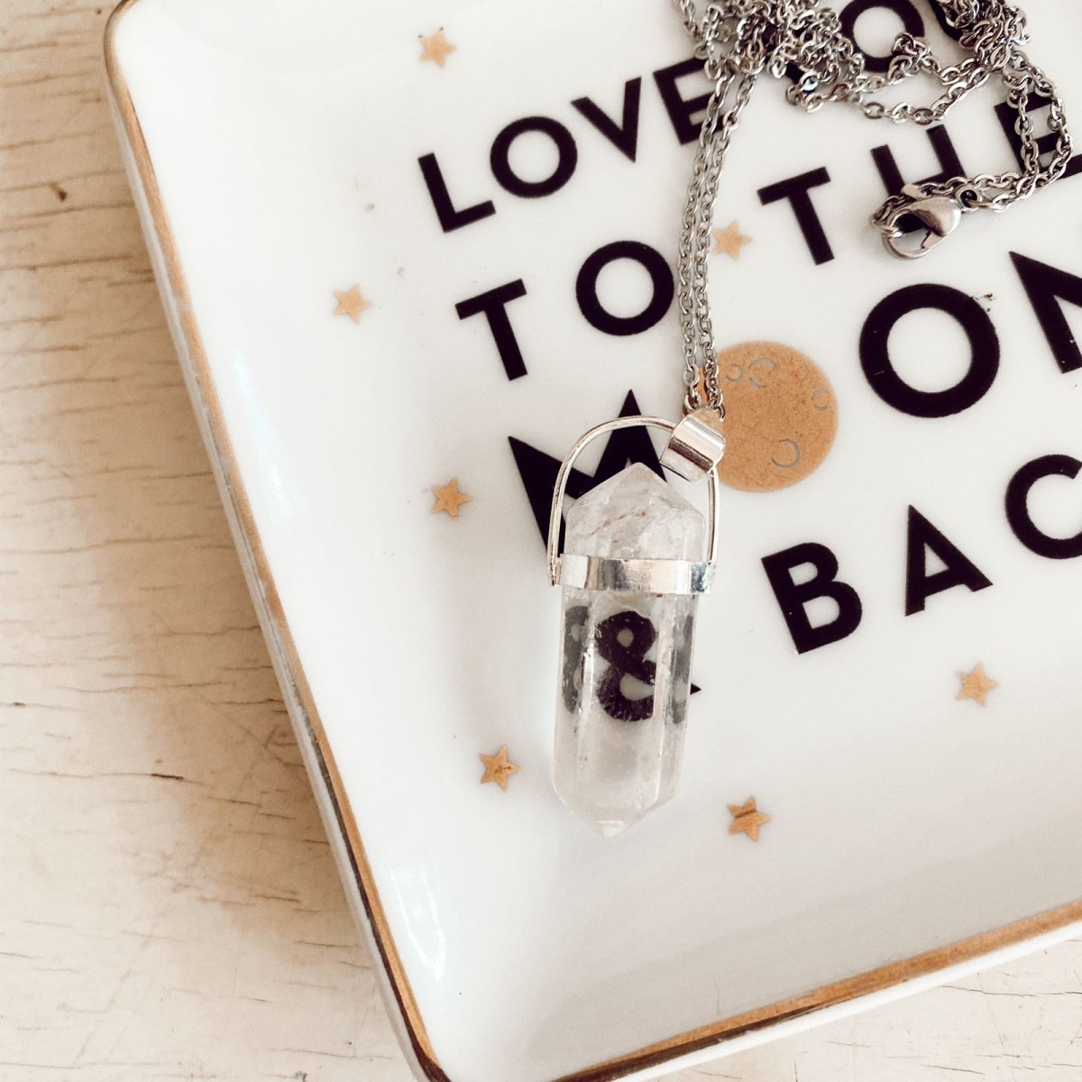 Colgante Galatea Cuarzo Cristal - La Fábrica Store (6703807332414)