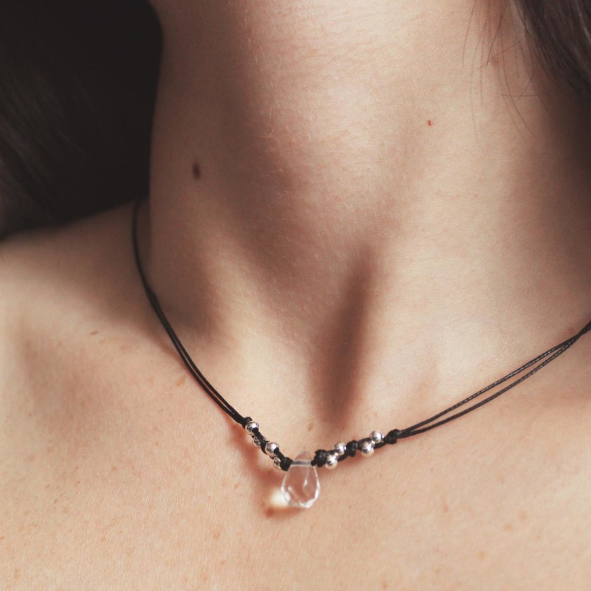 Colgante Treasure Cuarzo Cristal - La Fábrica Store (4360196816958)