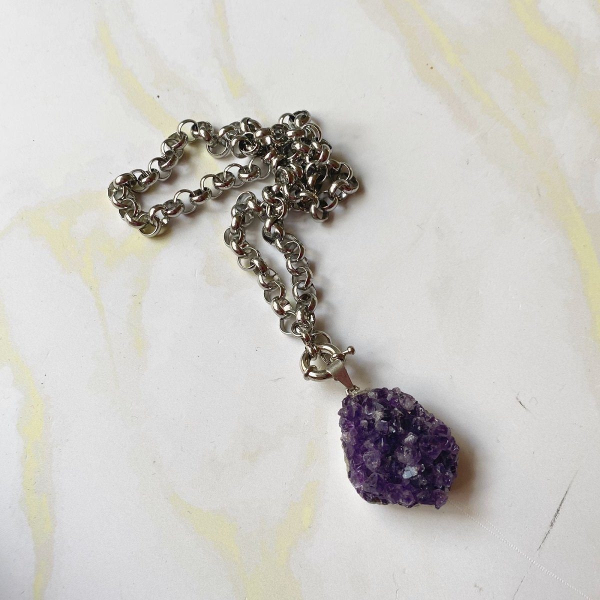 Collar Amatista Bruto