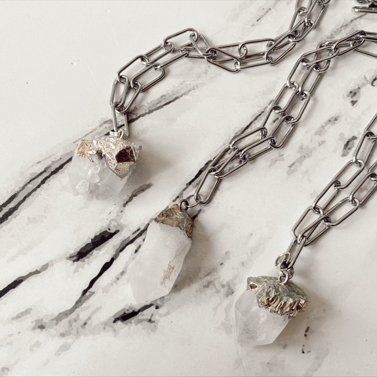 Collar Chunky Mistica Cuarzo