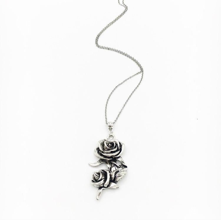 Collar Colgante Rosa Vintage - La Fábrica Store (4360192720958)