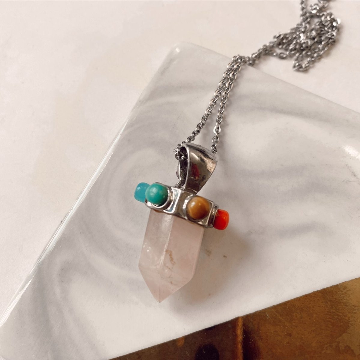 Collar Cuarzo Colores