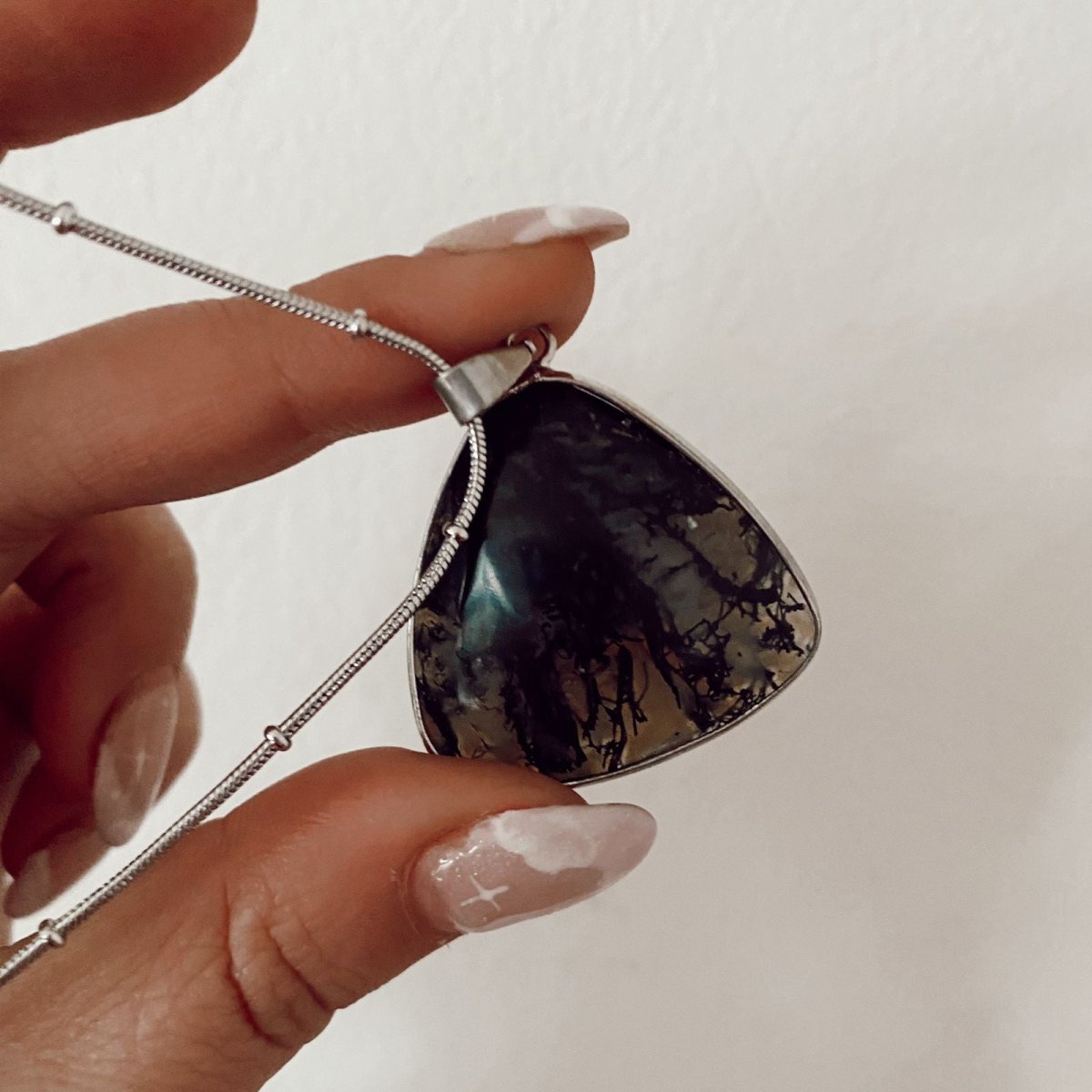 Collar Cuarzo Rutilado Negro