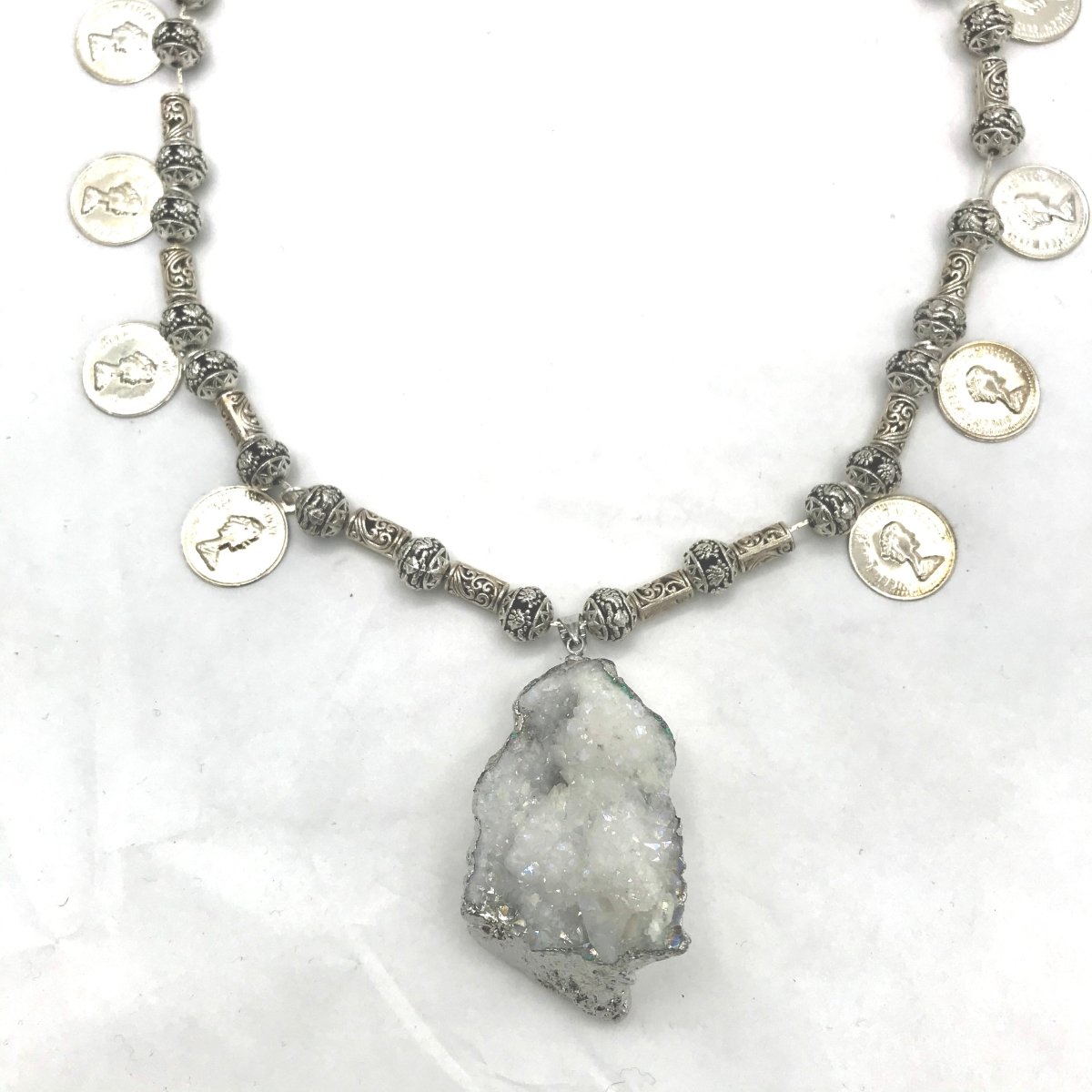 Collar Greca Cuarzo Cristal - La Fábrica Store (6609792958526)