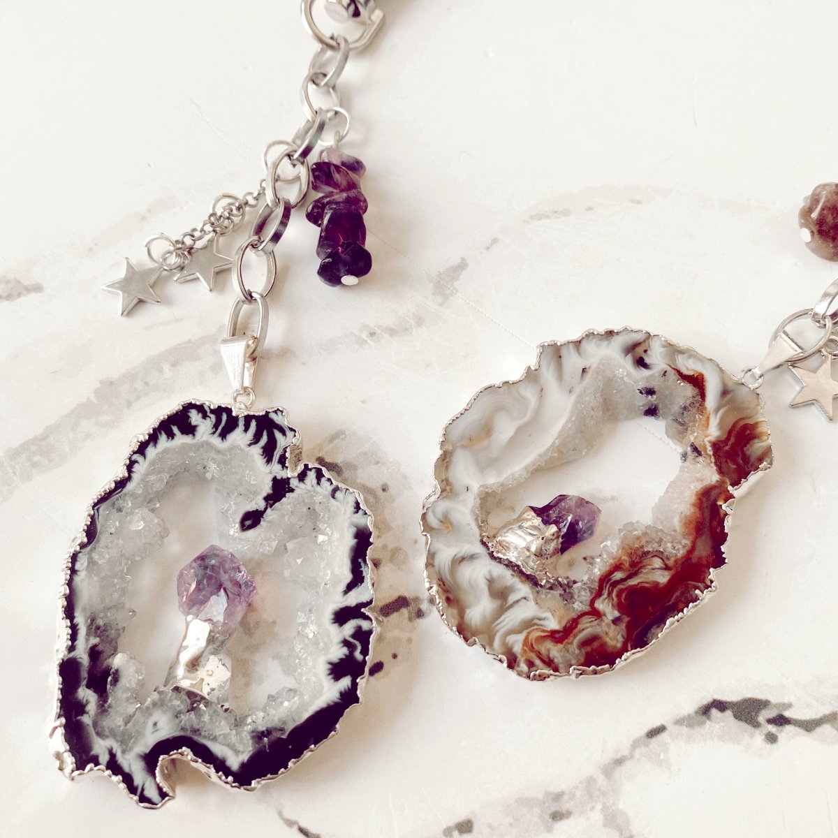 Llavero amuleto Calista Amatista By La Maga - La Fábrica Store