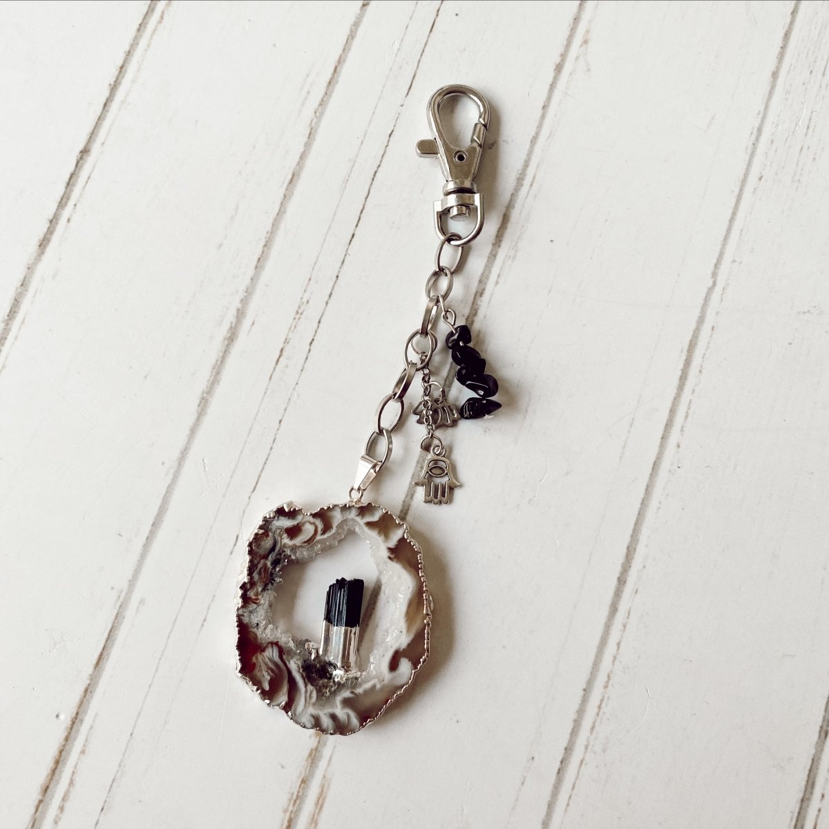 Llavero amuleto Calista Turmalina By La Maga